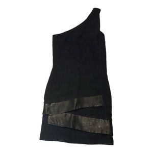 Neil Barrett Single Strap Black Dress